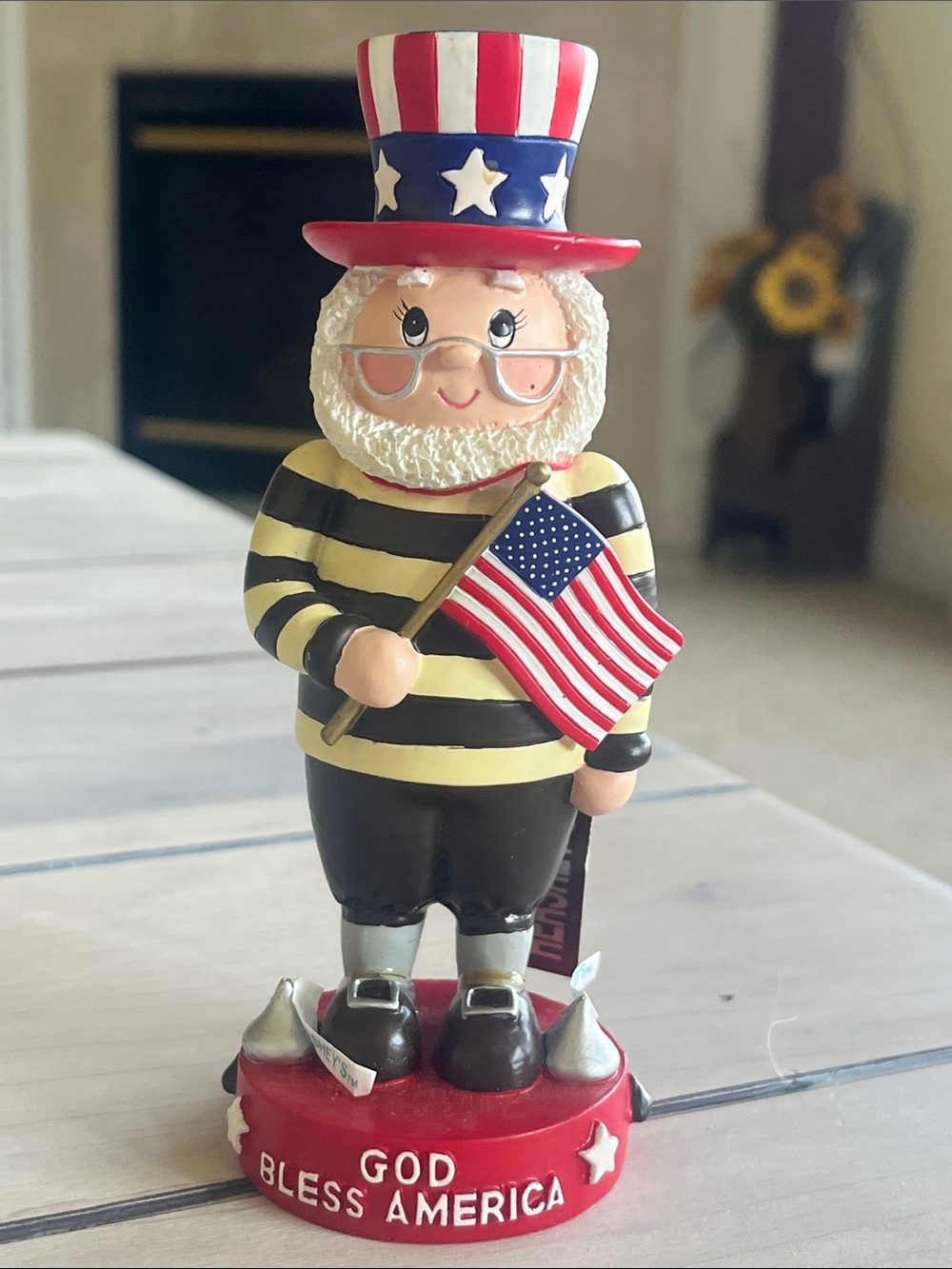Hershey’s 2002 4th of July Collectible Elf as Uncle Sam by Kurt S Adler